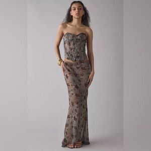 Jaded London Corset & Skirt Set